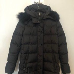 Authentic Coach Down Puffer Coat Black Size 12